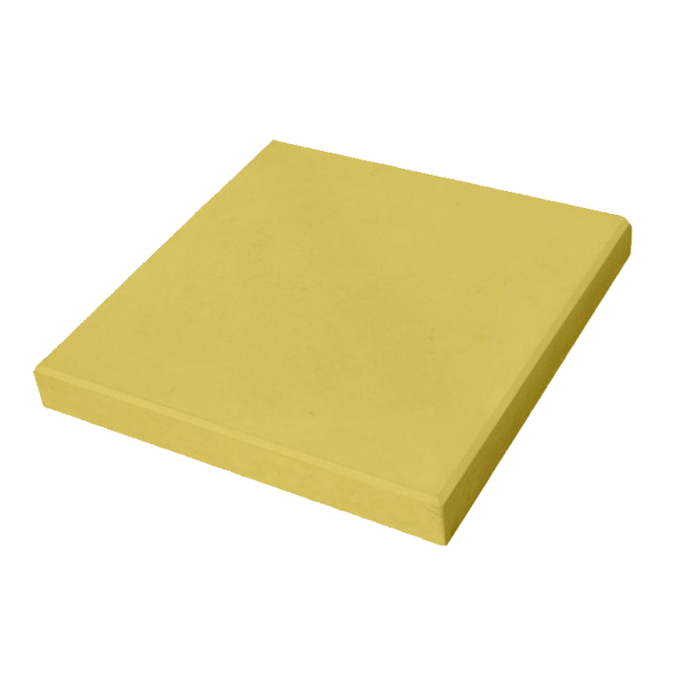 Тротуарная плитка 400Х400Х50 Гладкий Желтый