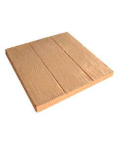 Тротуарная плитка 400Х400Х50 3 Доски Персиковый