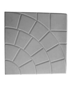 Тротуарная плитка 300Х300Х30 Паутинка Серый