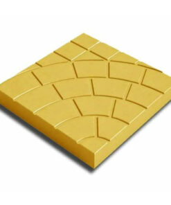 Тротуарная плитка 300Х300Х30 Паутинка Желтый