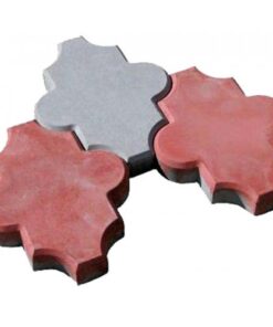 Тротуарная плитка Клевер Гладкий