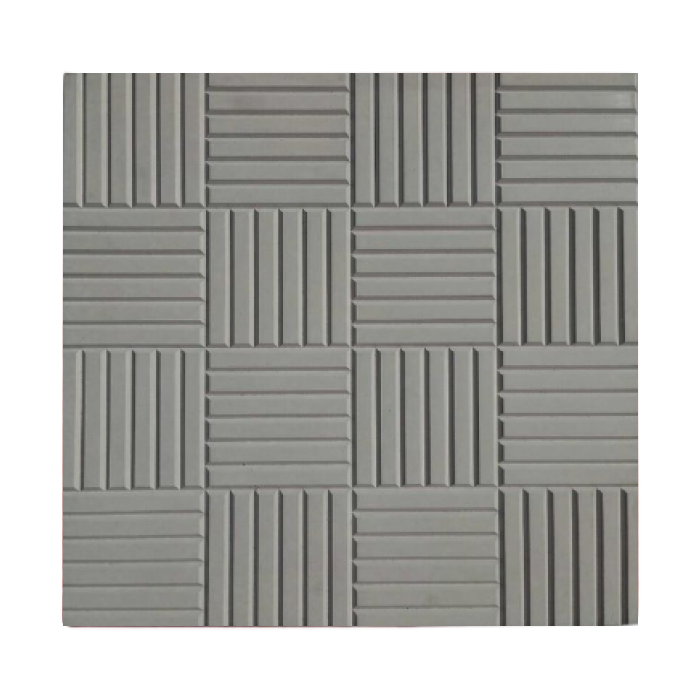 Тротуарная плитка 300х300х30мм Паркет Серый