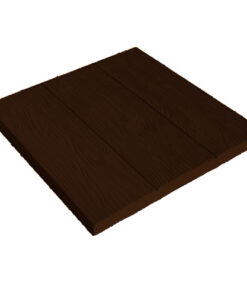 Тротуарная плитка 400Х400Х50 3 Доски Коричневый