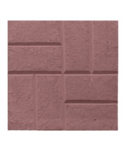 Тротуарная плитка (8 кирпичей) 300х300х30мм Коричневый