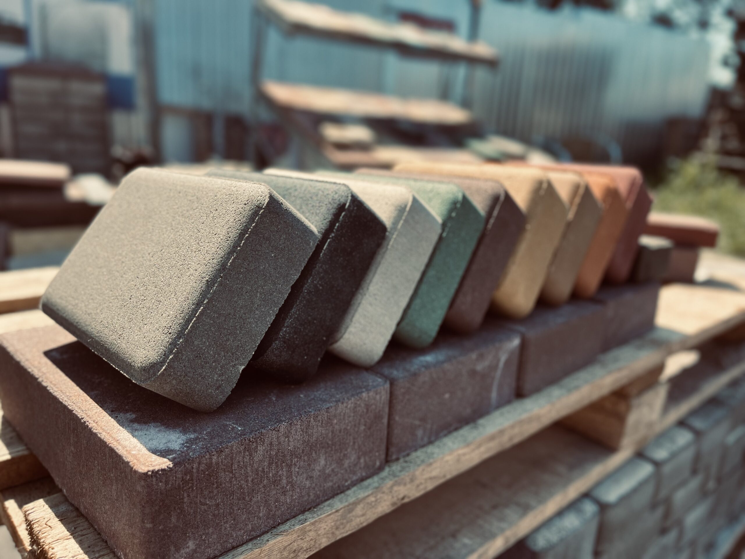 Тротуарная плитка (брусчатка) – старый город серая 40 мм