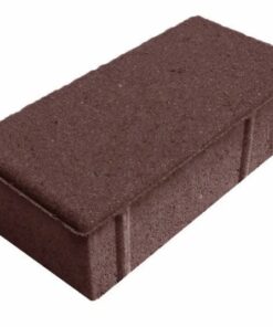 Тротуарная брусчатка 200х100х50 мм коричневая