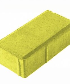 Тротуарная брусчатка 200Х100Х100 Желтый