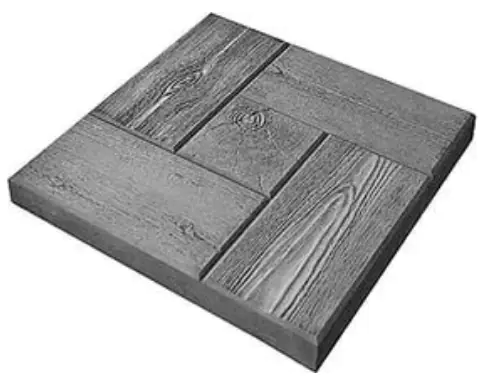 Тротуарная плитка 300Х300Х30 Калифорния Доска