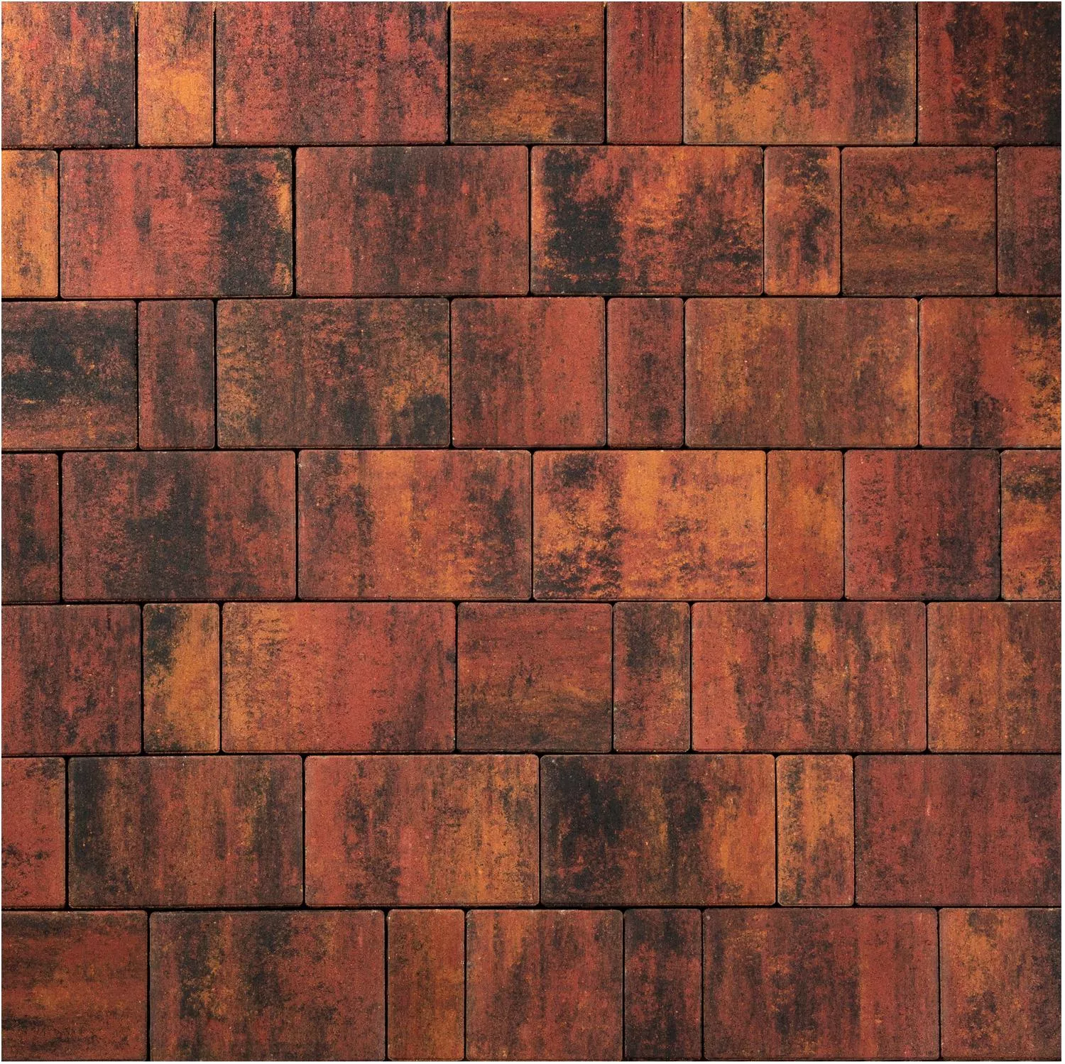 Тротуарная плитка Новый Город ColorMix 60мм Вулкан