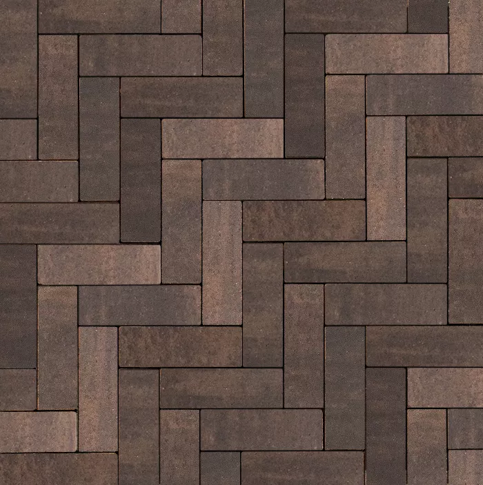 Тротуарная плитка Паркет 240x80x60мм ColorMix Арабика