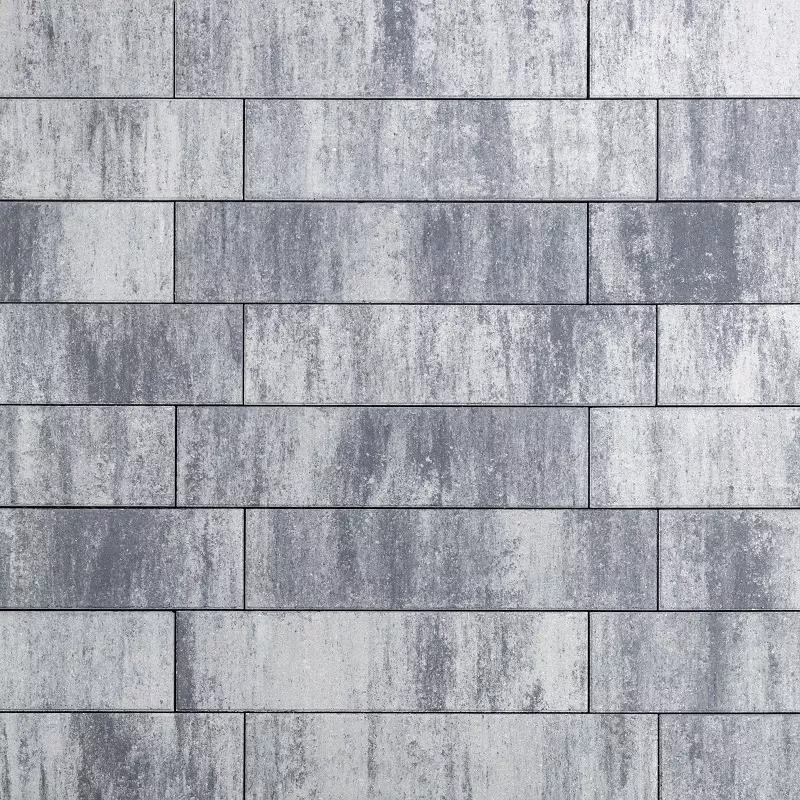 Тротуарная плитка Ригель трио 80 мм Арктика