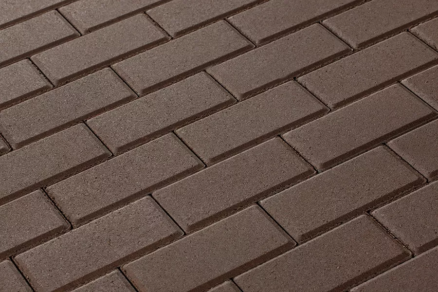 Брусчатка Прямоугольник (кирпич) 200х100х60 мм Коричневый