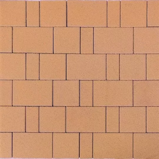 Тротуарная плитка Новый Город 40мм Бежевый