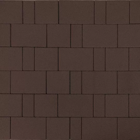 Тротуарная плитка Новый Город Классик 80 мм Коричневый