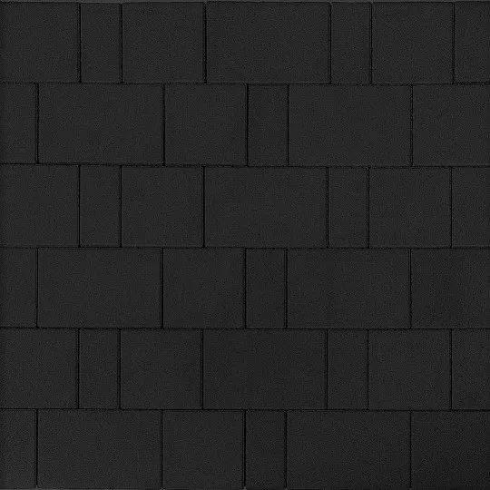 Тротуарная плитка Новый Город Классик 80 мм Черный